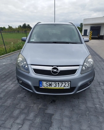 Opel Zafira cena 19500 przebieg: 151086, rok produkcji 2008 z Świdnik małe 67